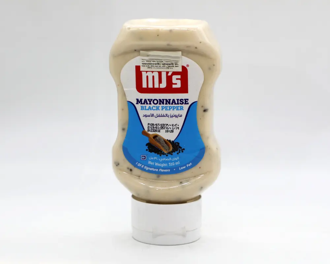 MJ MAYONNAISE BLACK PEPPER 310ML